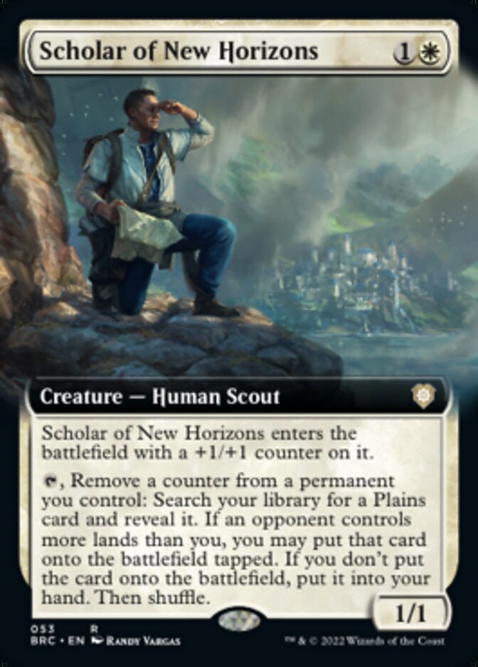 Scholar of New Horizons (Extended Art) [The Brothers' War Commander] | Exor Games Summserside
