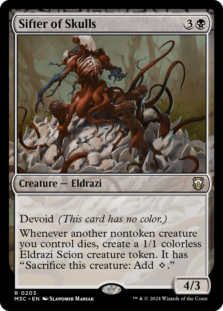Sifter of Skulls (Ripple Foil) [Modern Horizons 3 Commander] | Exor Games Summserside