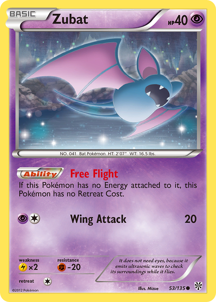 Zubat (53/135) [Black & White: Plasma Storm] | Exor Games Summserside