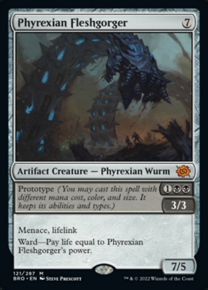 Phyrexian Fleshgorger (Promo Pack) [The Brothers' War Promos] | Exor Games Summserside