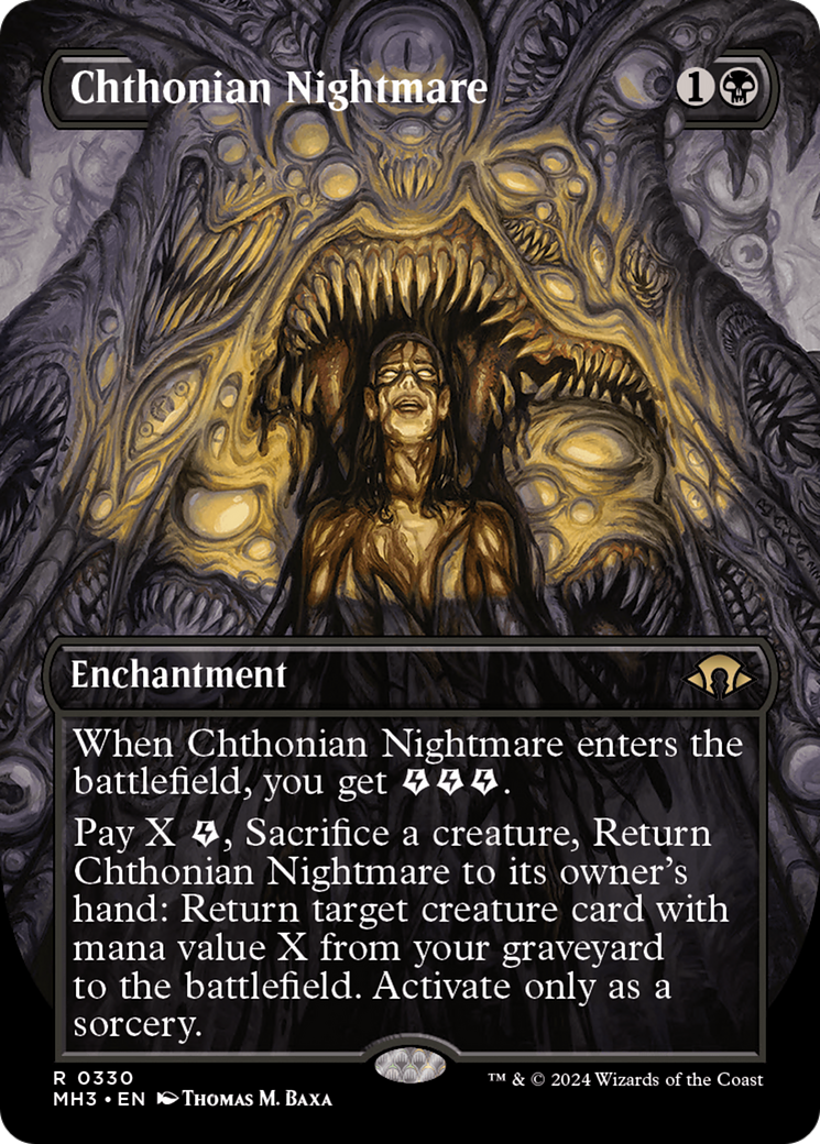 Chthonian Nightmare (Borderless) [Modern Horizons 3] | Exor Games Summserside