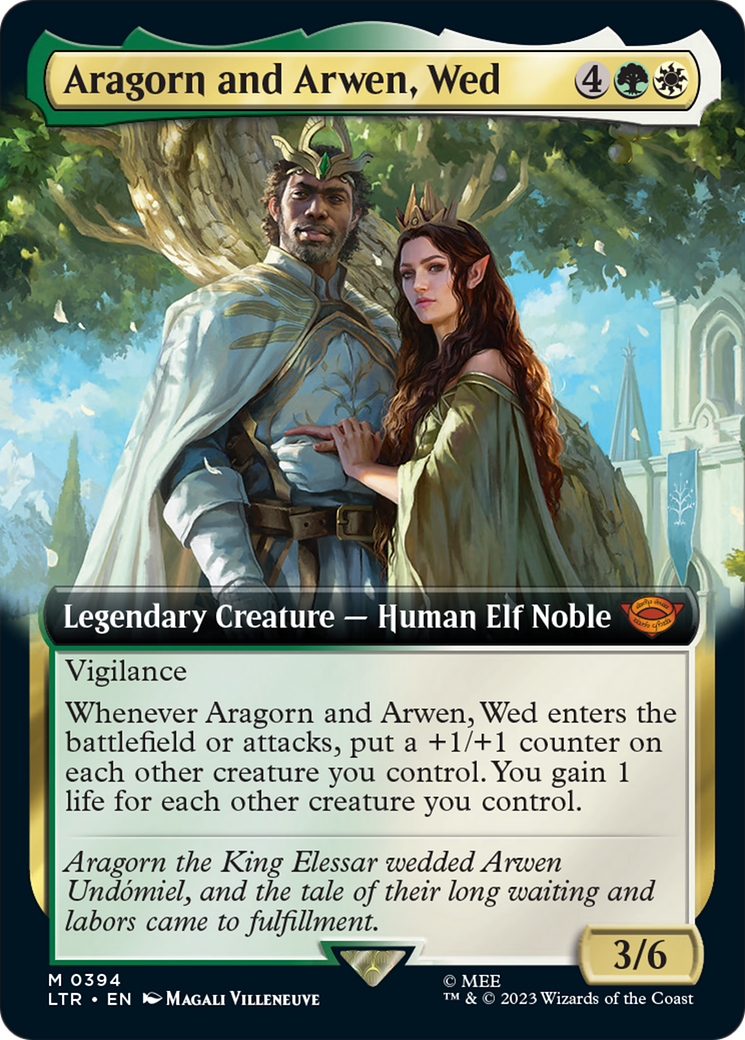 Aragorn and Arwen, Wed (Extended Art) [The Lord of the Rings: Tales of Middle-Earth] | Exor Games Summserside