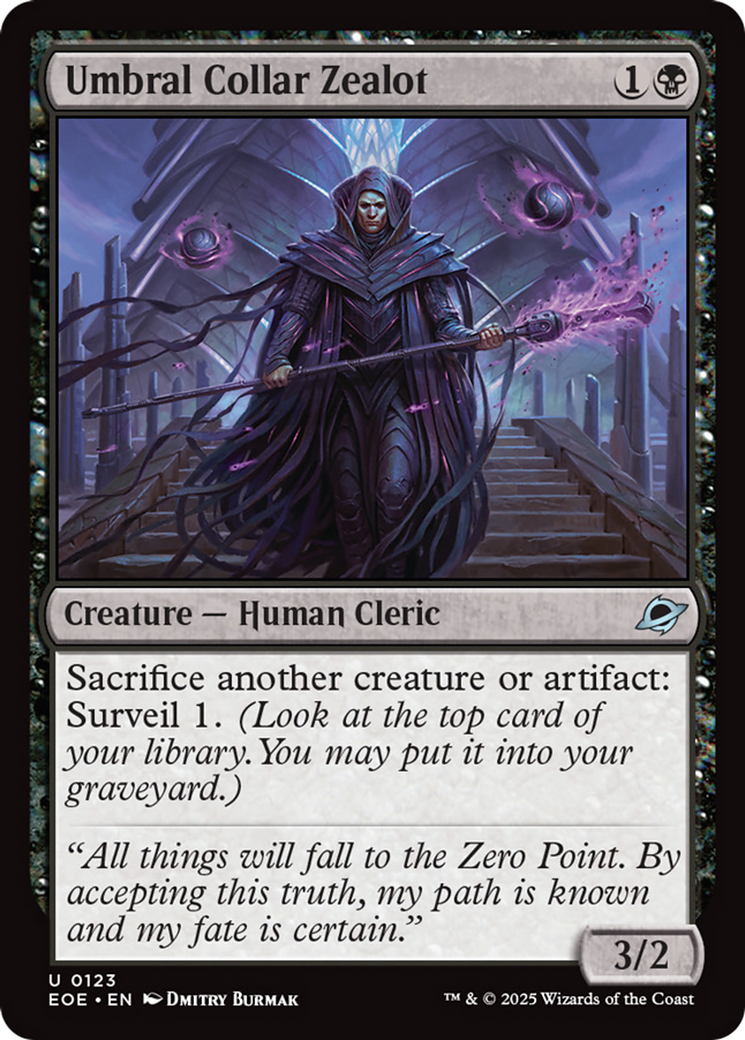 Umbral Collar Zealot [Edge of Eternities] | Exor Games Summserside