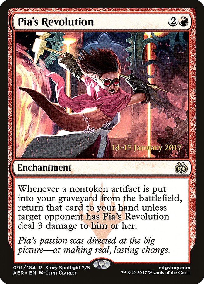 Pia's Revolution [Aether Revolt Prerelease Promos] | Exor Games Summserside