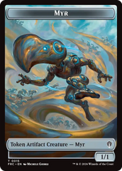 Gingerbrute // Myr Double-Sided Token [Reality Fracture Commander Tokens] | Exor Games Summserside