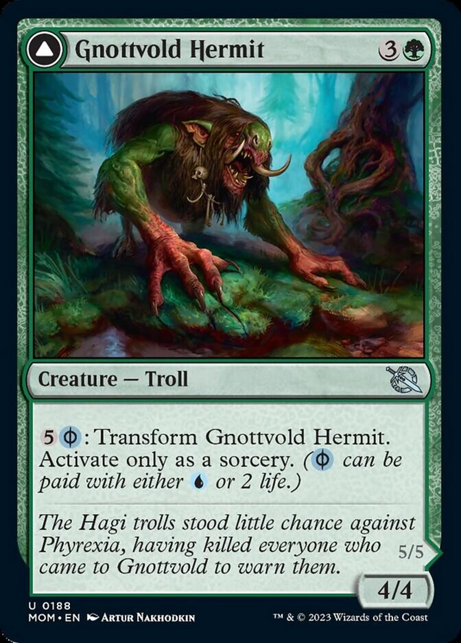 Gnottvold Hermit // Chrome Host Hulk [March of the Machine] | Exor Games Summserside