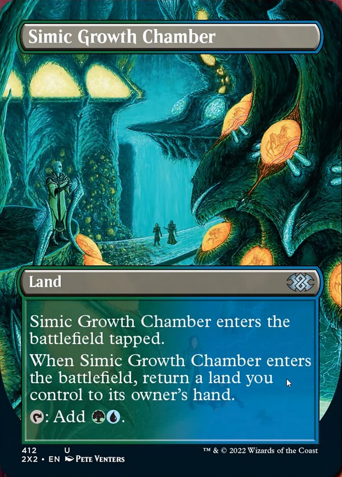 Simic Growth Chamber (Borderless Alternate Art) [Double Masters 2022] | Exor Games Summserside