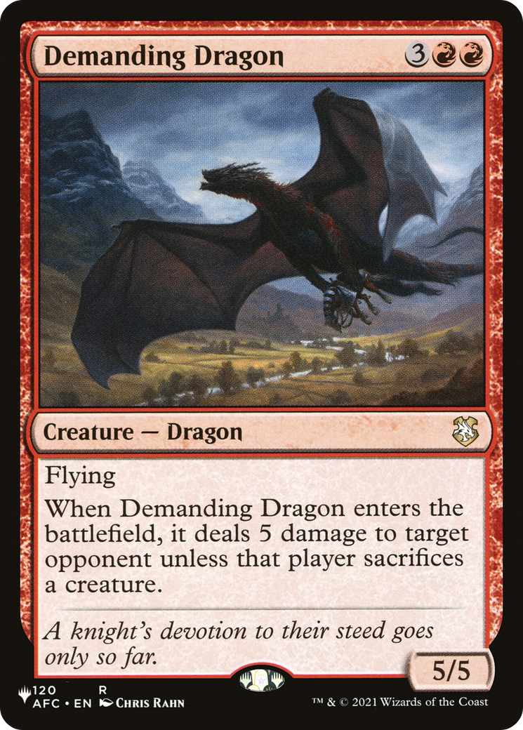 Demanding Dragon [The List] | Exor Games Summserside