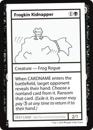 Frogkin Kidnapper (2021 Edition) [Mystery Booster Playtest Cards] | Exor Games Summserside