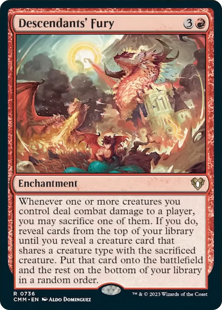 Descendants' Fury [Commander Masters] | Exor Games Summserside