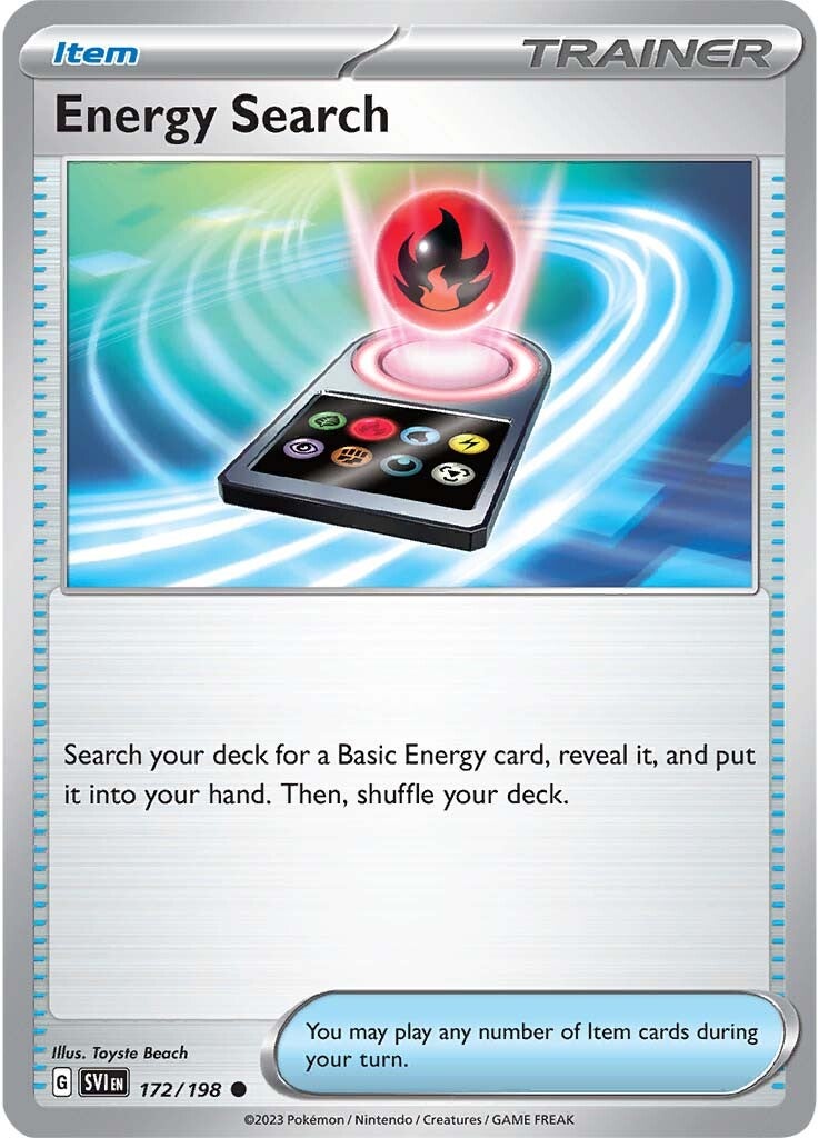 Energy Search (172/198) [Scarlet & Violet: Base Set] | Exor Games Summserside