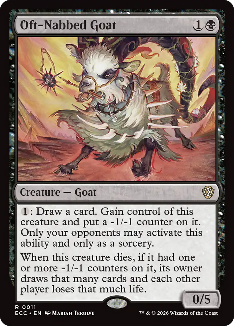 Oft-Nabbed Goat [Lorwyn Eclipsed Commander] | Exor Games Summserside