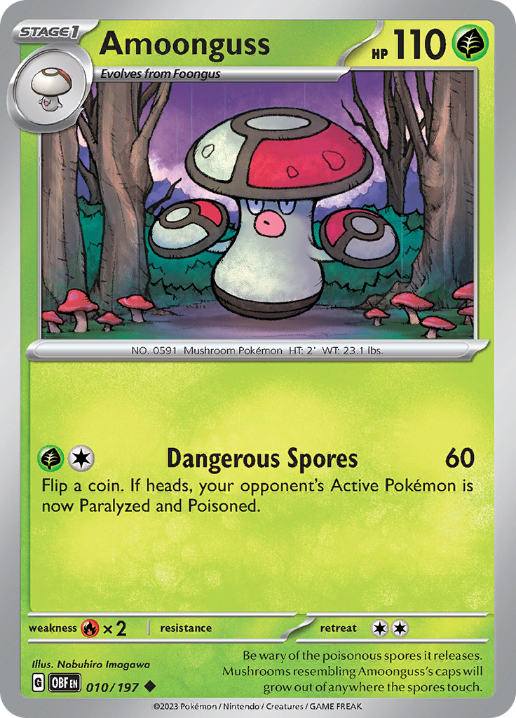 Amoonguss (010/197) [Scarlet & Violet: Obsidian Flames] | Exor Games Summserside