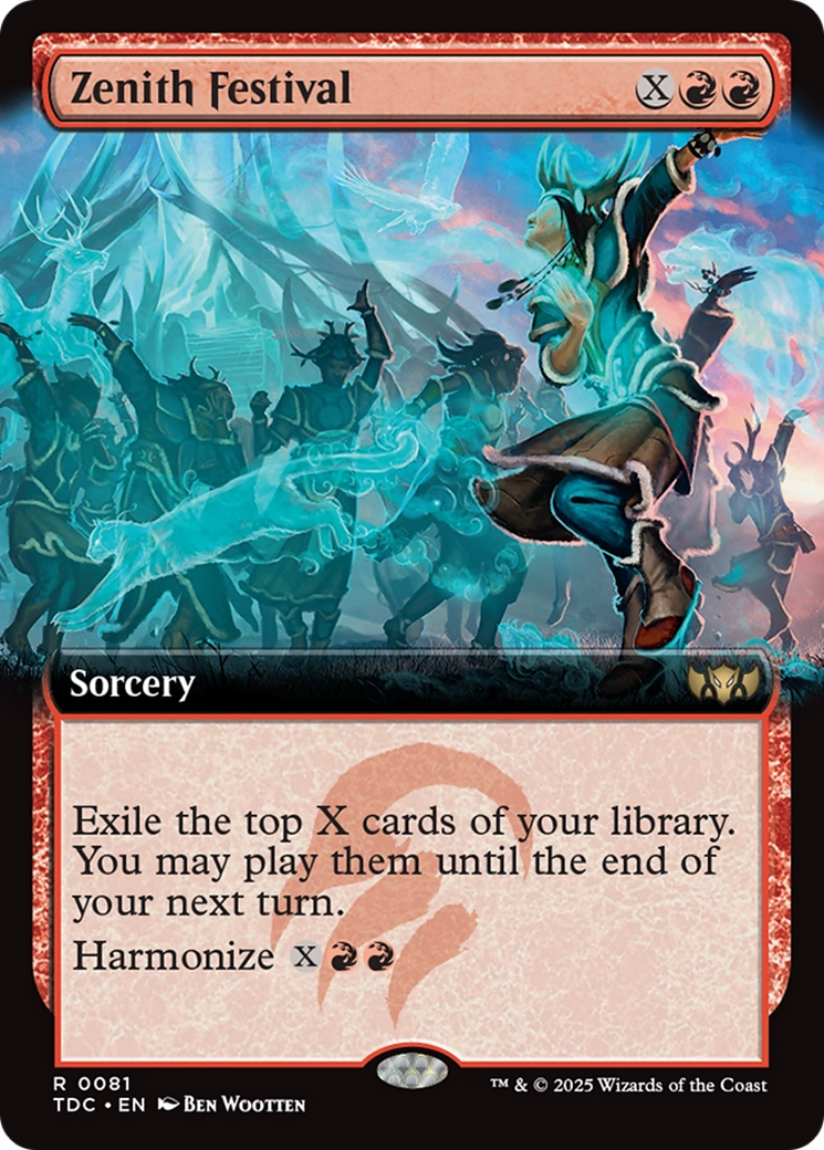 Zenith Festival (Extended Art) [Tarkir: Dragonstorm Commander] | Exor Games Summserside