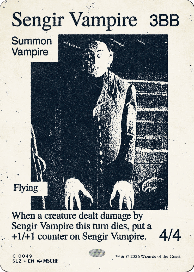 Sengir Vampire (0049) [Secret Lair x MSCHF: The Zeta Set] | Exor Games Summserside