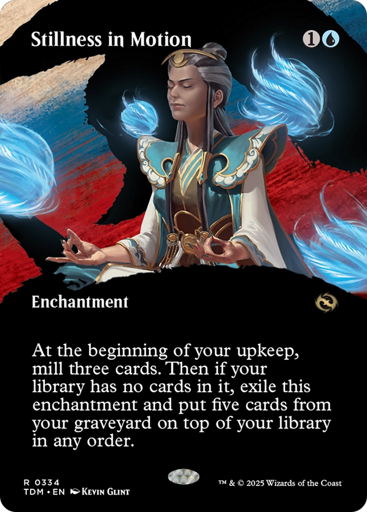 Stillness in Motion (Borderless) [Tarkir: Dragonstorm] | Exor Games Summserside