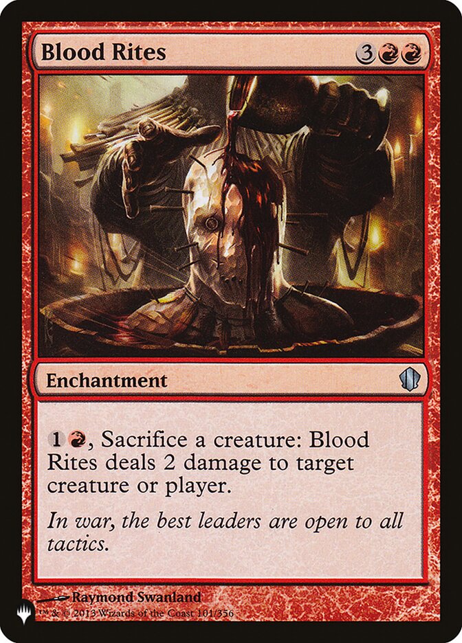 Blood Rites [The List] | Exor Games Summserside