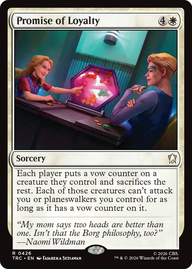 Promise of Loyalty (Surge Foil) [Star Trek Commander] | Exor Games Summserside