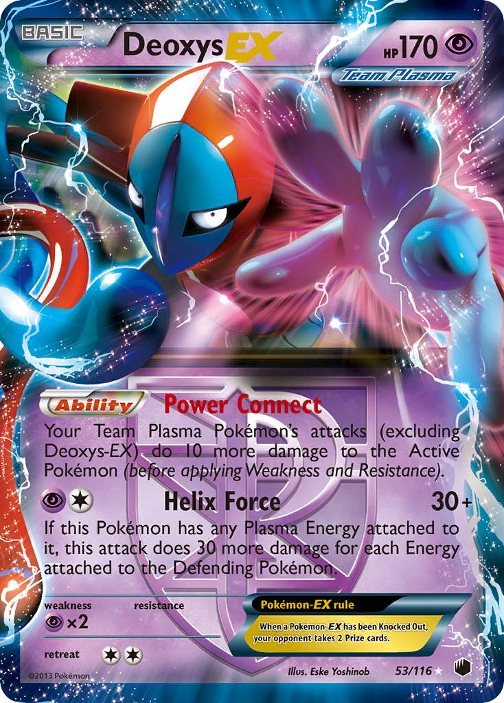 Deoxys EX (53/116) [Black & White: Plasma Freeze] | Exor Games Summserside