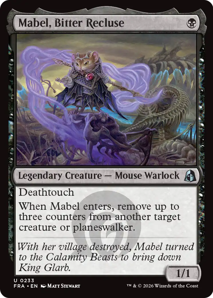 Mabel, Bitter Recluse [Reality Fracture] | Exor Games Summserside