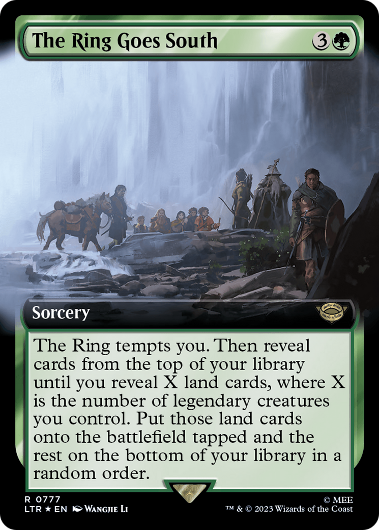 The Ring Goes South (Extended Art) (Surge Foil) [The Lord of the Rings: Tales of Middle-Earth] | Exor Games Summserside