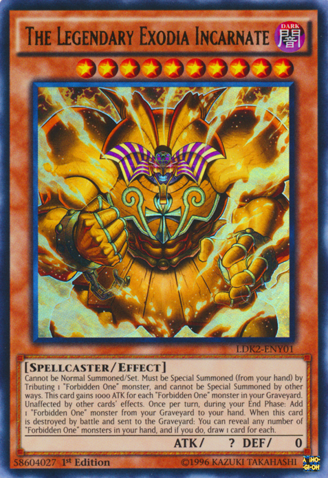 The Legendary Exodia Incarnate [LDK2-ENY01] Ultra Rare | Exor Games Summserside