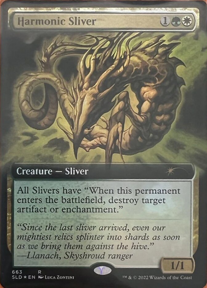 Harmonic Sliver (Extended Art) [Secret Lair Drop Promos] | Exor Games Summserside