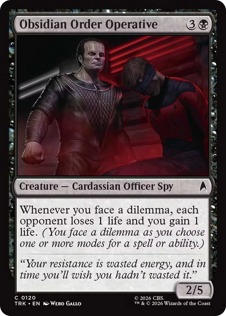 Obsidian Order Operative [Star Trek] | Exor Games Summserside