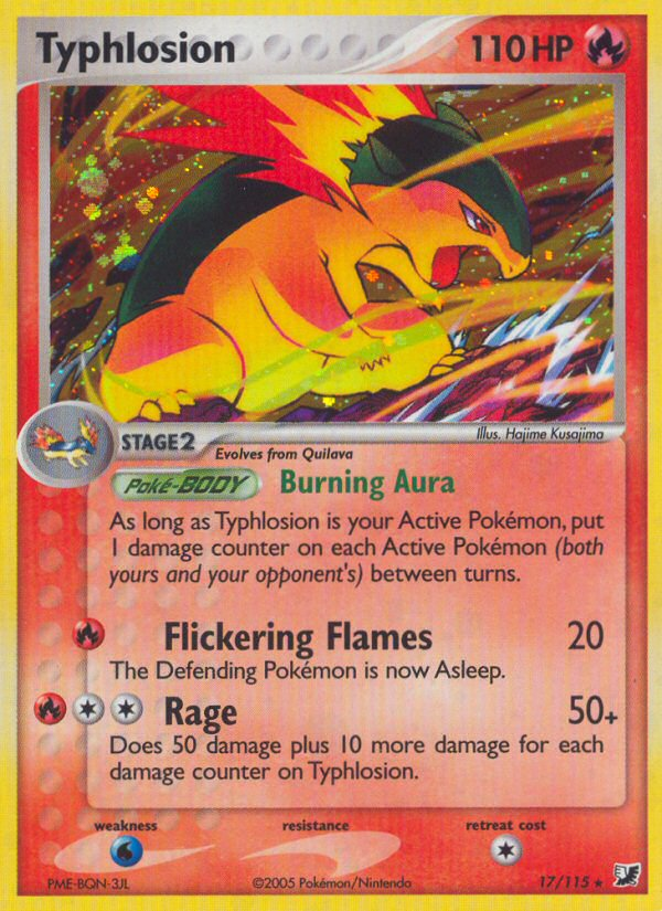 Typhlosion (17/115) [EX: Unseen Forces] | Exor Games Summserside