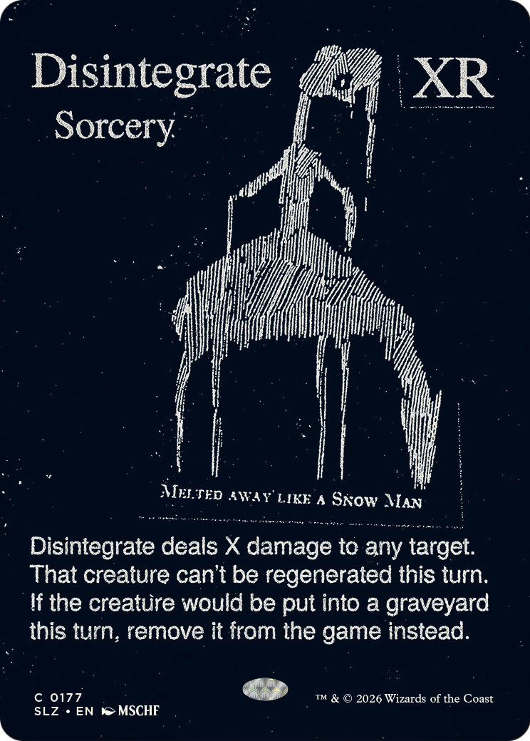 Disintegrate (0177) [Secret Lair x MSCHF: The Zeta Set] | Exor Games Summserside