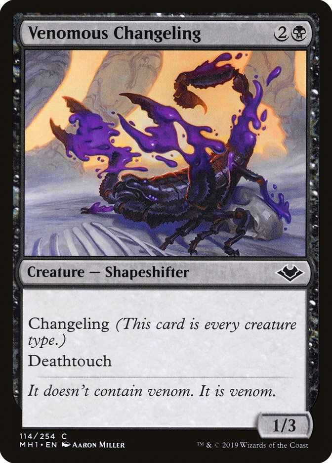 Venomous Changeling [Modern Horizons] | Exor Games Summserside