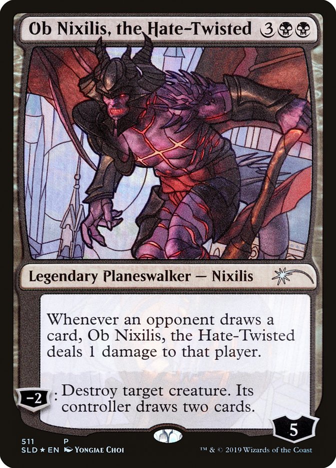 Ob Nixilis, the Hate-Twisted (Stained Glass) [Secret Lair Drop Promos] | Exor Games Summserside