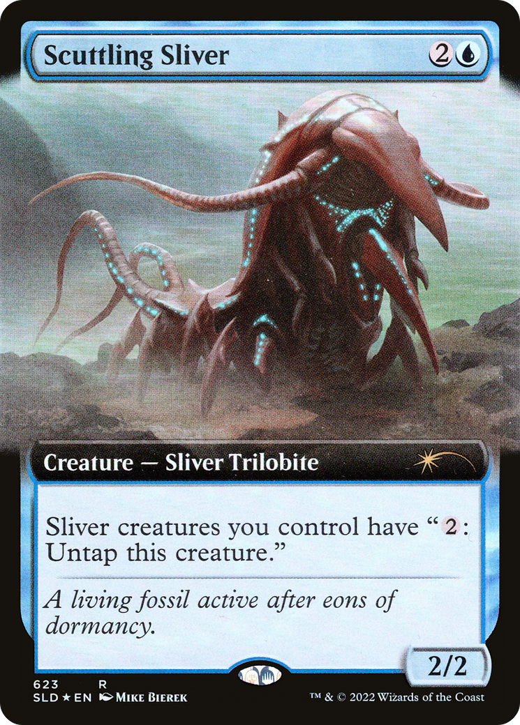 Scuttling Sliver (Extended Art) [Secret Lair Drop Promos] | Exor Games Summserside