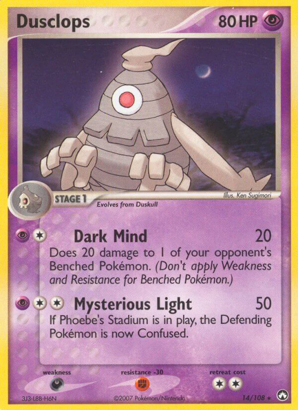Dusclops (14/108) (Theme Deck Exclusive) [EX: Power Keepers] | Exor Games Summserside