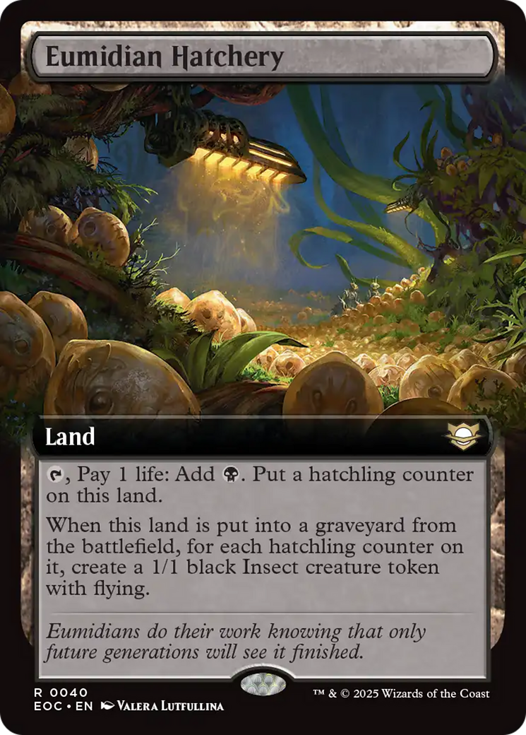 Eumidian Hatchery (Extended Art) [Edge of Eternities Commander] | Exor Games Summserside
