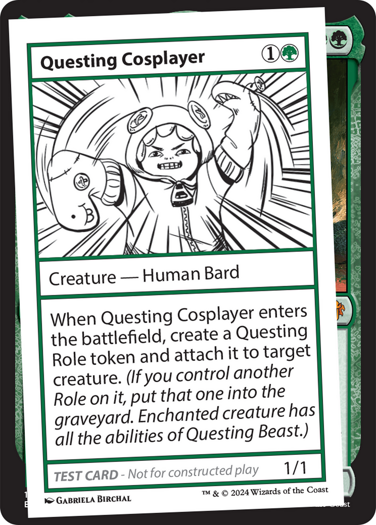 Questing Cosplayer [Mystery Booster 2 Playtest Cards] | Exor Games Summserside