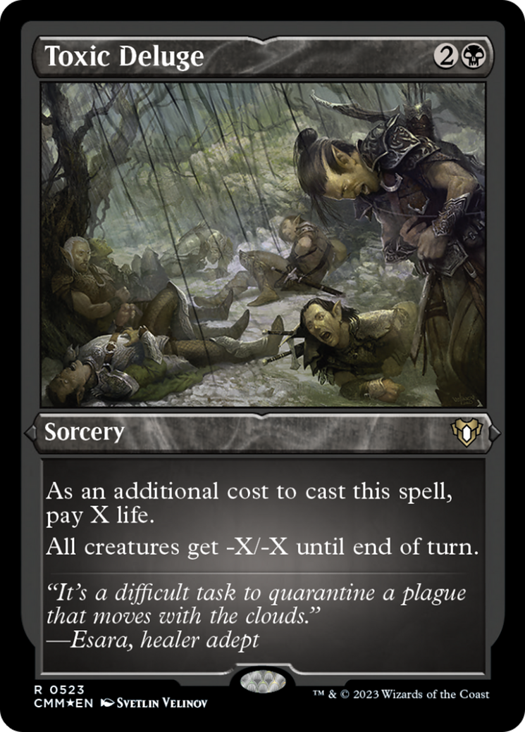 Toxic Deluge (Foil Etched) [Commander Masters] | Exor Games Summserside