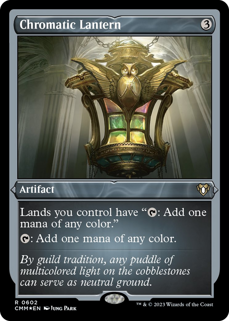 Chromatic Lantern (Foil Etched) [Commander Masters] | Exor Games Summserside