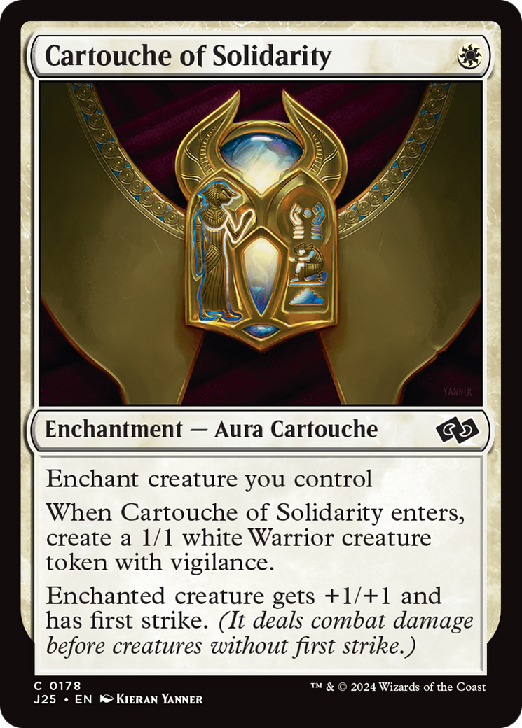 Cartouche of Solidarity [Foundations Jumpstart] | Exor Games Summserside