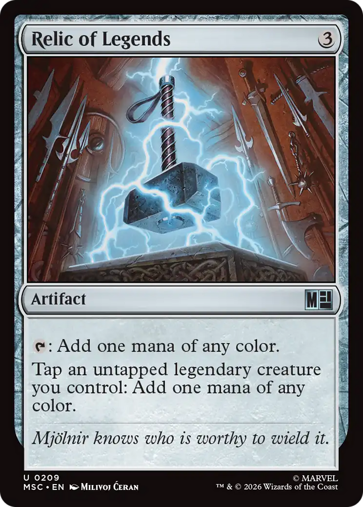 Relic of Legends [Marvel Super Heroes Commander] | Exor Games Summserside