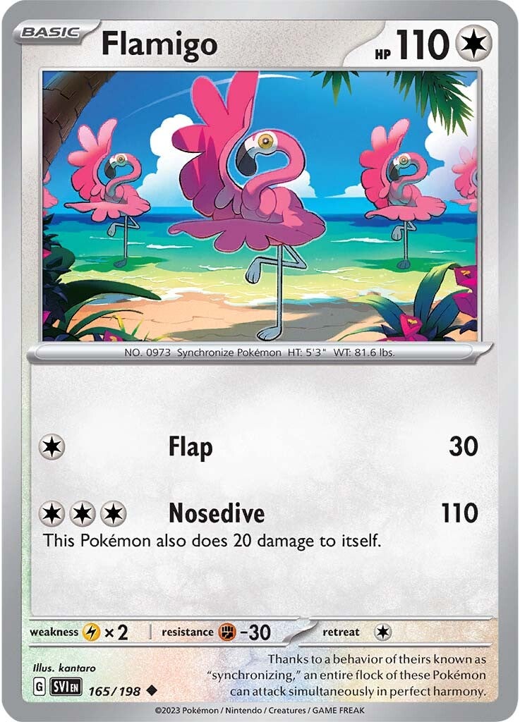 Flamigo (165/198) [Scarlet & Violet: Base Set] | Exor Games Summserside