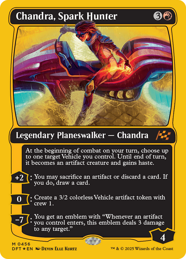 Chandra, Spark Hunter (First-Place Foil) [Aetherdrift] | Exor Games Summserside