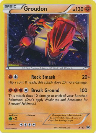 Groudon (XY52) (Jumbo Card) [XY: Black Star Promos] | Exor Games Summserside