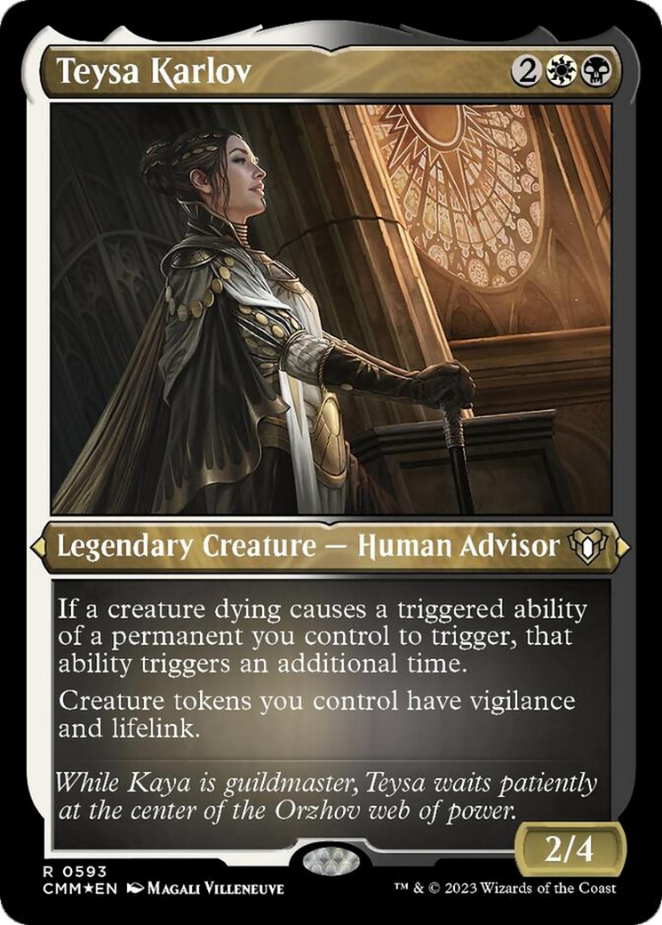 Teysa Karlov (Foil Etched) [Commander Masters] | Exor Games Summserside