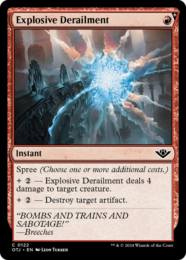 Explosive Derailment [Outlaws of Thunder Junction] | Exor Games Summserside