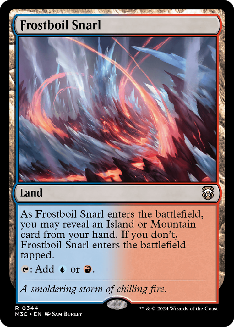 Frostboil Snarl (Ripple Foil) [Modern Horizons 3 Commander] | Exor Games Summserside