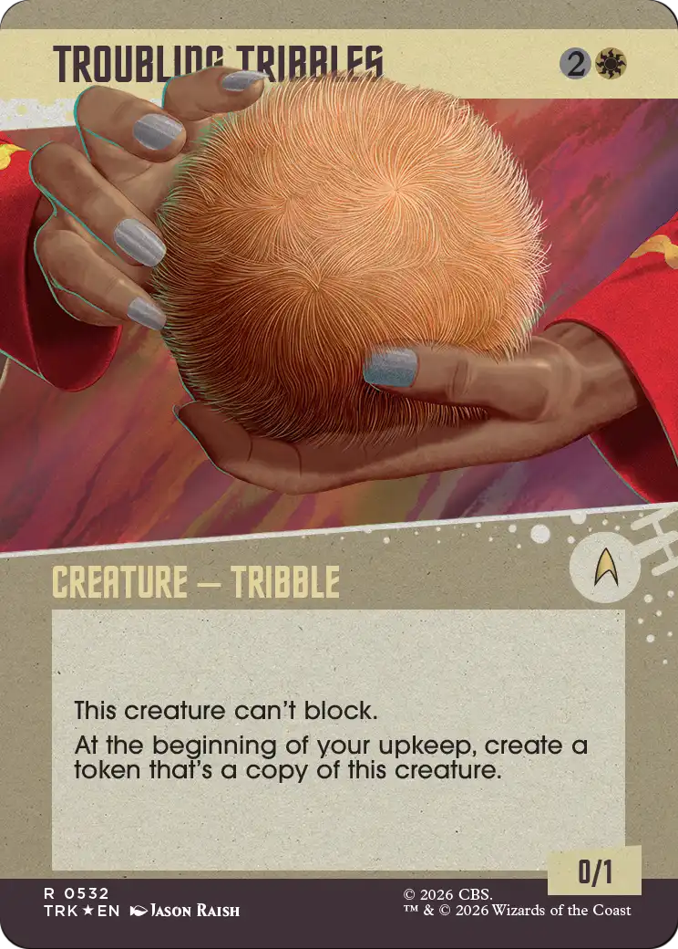 Troubling Tribbles (Showcase) (Surge Foil) [Star Trek] | Exor Games Summserside