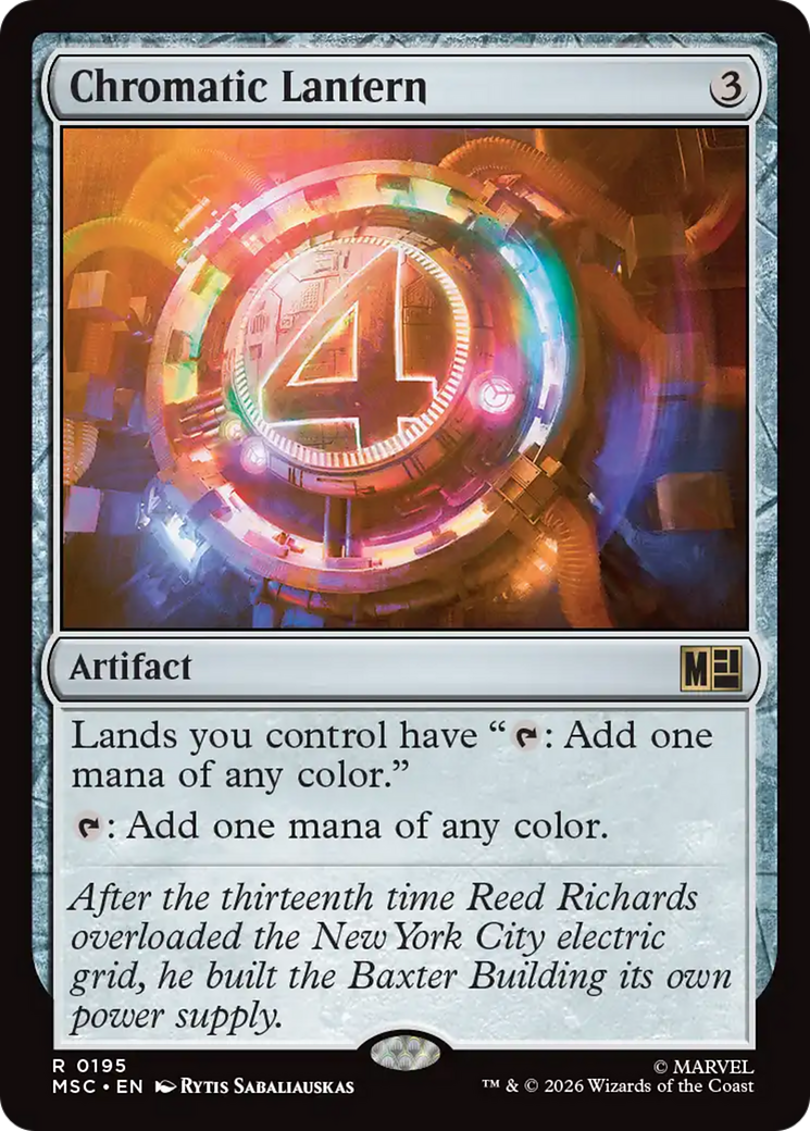 Chromatic Lantern (Surge Foil) [Marvel Super Heroes Commander] | Exor Games Summserside