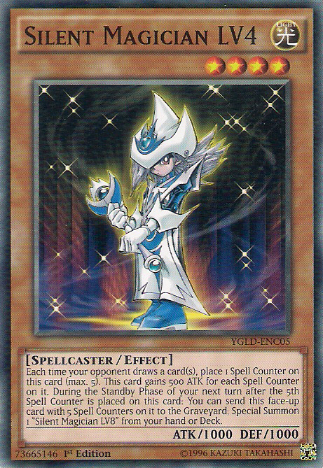 Silent Magician LV4 [YGLD-ENC05] Common | Exor Games Summserside