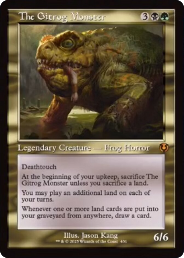 The Gitrog Monster (Retro Frame) [Innistrad Remastered] | Exor Games Summserside